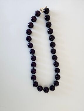 Purple Pearl Bead Necklace - Women Jewelry
